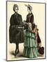 Abbe and Court Lady 1690S-null-Mounted Art Print