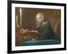 Abbe Jean-Jacques Huber, 1742-Maurice Quentin de La Tour-Framed Giclee Print