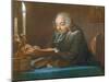 Abbe Jean-Jacques Huber, 1742-Maurice Quentin de La Tour-Mounted Giclee Print