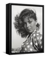 Abbe Lane-Mario de Biasi-Framed Stretched Canvas