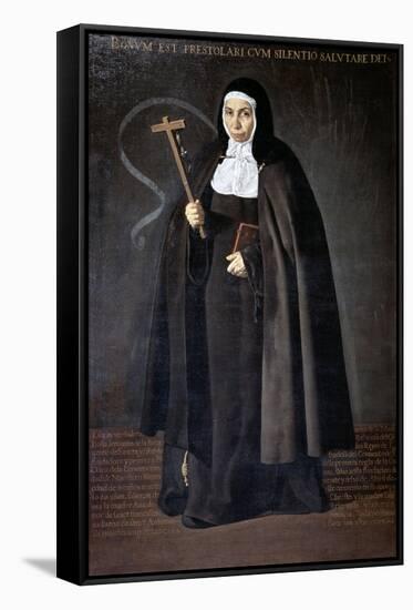 Abbess Jerónima De La Fuente, 1620-Diego Velazquez-Framed Stretched Canvas