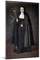 Abbess Jerónima De La Fuente, 1620-Diego Velazquez-Mounted Giclee Print