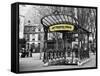 Abbesses Metro Station - Montmartre - Paris-Philippe Hugonnard-Framed Stretched Canvas
