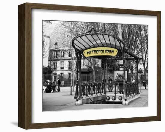 Abbesses Metro Station - Montmartre - Paris-Philippe Hugonnard-Framed Premium Photographic Print