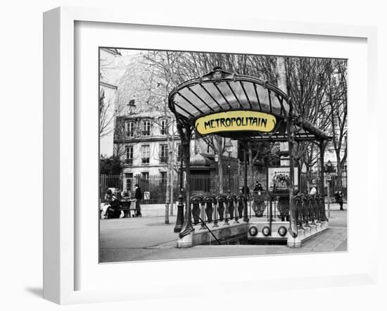 Abbesses Metro Station - Montmartre - Paris-Philippe Hugonnard-Framed Premium Photographic Print