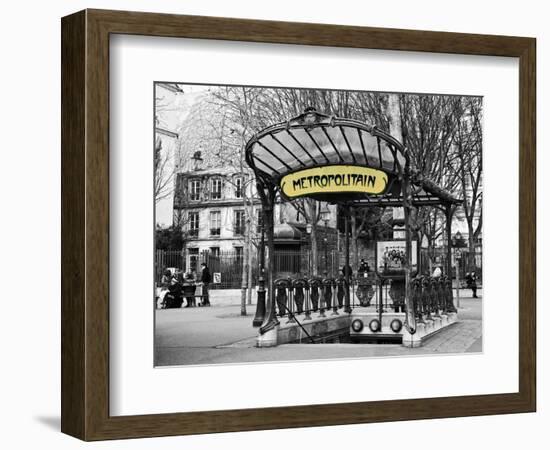 Abbesses Metro Station - Montmartre - Paris-Philippe Hugonnard-Framed Photographic Print