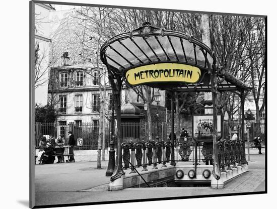 Abbesses Metro Station - Montmartre - Paris-Philippe Hugonnard-Mounted Photographic Print
