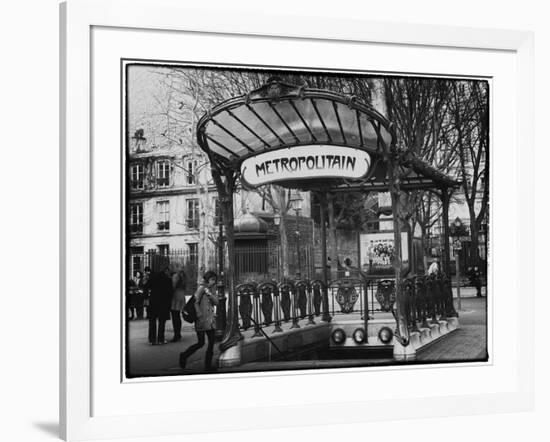 Abbesses Metro Station - Montmartre - Paris-Philippe Hugonnard-Framed Photographic Print