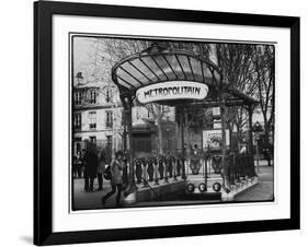 Abbesses Metro Station - Montmartre - Paris-Philippe Hugonnard-Framed Photographic Print