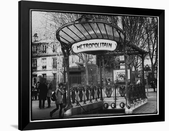 Abbesses Metro Station - Montmartre - Paris-Philippe Hugonnard-Framed Photographic Print