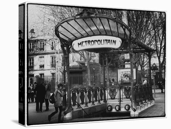 Abbesses Metro Station - Montmartre - Paris-Philippe Hugonnard-Stretched Canvas