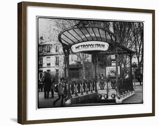 Abbesses Metro Station - Montmartre - Paris-Philippe Hugonnard-Framed Photographic Print