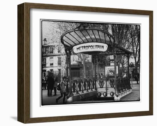 Abbesses Metro Station - Montmartre - Paris-Philippe Hugonnard-Framed Premium Photographic Print