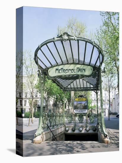 Abbesses Metro Station, Paris, France-Roy Rainford-Stretched Canvas