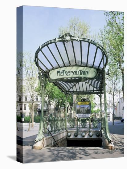 Abbesses Metro Station, Paris, France-Roy Rainford-Stretched Canvas