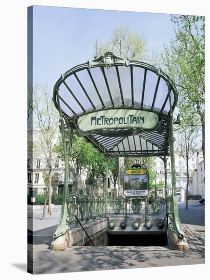 Abbesses Metro Station, Paris, France-Roy Rainford-Stretched Canvas