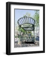 Abbesses Metro Station, Paris, France-Roy Rainford-Framed Premium Photographic Print