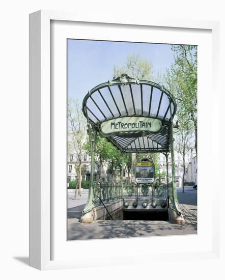 Abbesses Metro Station, Paris, France-Roy Rainford-Framed Photographic Print