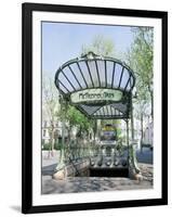 Abbesses Metro Station, Paris, France-Roy Rainford-Framed Photographic Print