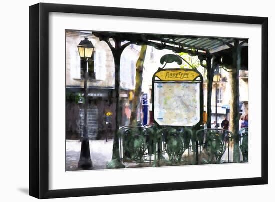 Abbesses Subway Paris-Philippe Hugonnard-Framed Giclee Print