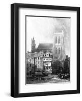 Abbeville, France - Church of Saint Vulfran-H. Winkles-Framed Art Print