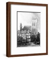 Abbeville, France - Church of Saint Vulfran-H. Winkles-Framed Art Print