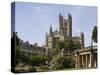 Abbey, Bath, UNESCO World Heritage Site, Avon, England, United Kingdom, Europe-Rolf Richardson-Stretched Canvas