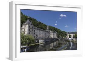 Abbey by the River Dronne, Brantome, Dordogne, Aquitaine, France, Europe-Jean Brooks-Framed Photographic Print