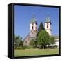 Abbey Chuch, Spring, St. Maergen, Glottertal Valley, Black Forest, Baden Wurttemberg, Germany-Markus Lange-Framed Stretched Canvas