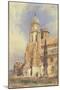 Abbey Church of Klosterneuburg, 1844-Rudolph von Alt-Mounted Giclee Print