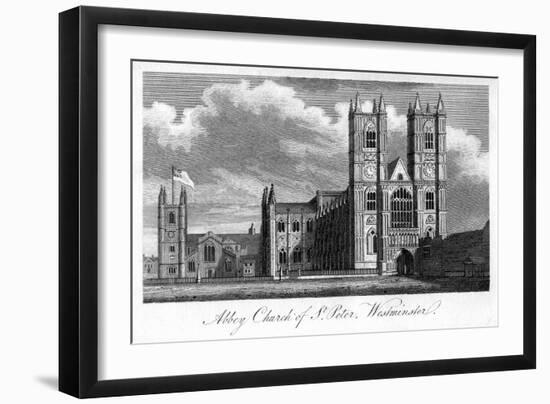 Abbey Church of St Peter, Westminster, London, 1805-null-Framed Giclee Print