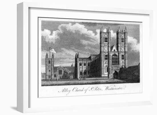 Abbey Church of St Peter, Westminster, London, 1805-null-Framed Giclee Print