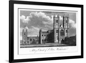 Abbey Church of St Peter, Westminster, London, 1805-null-Framed Giclee Print