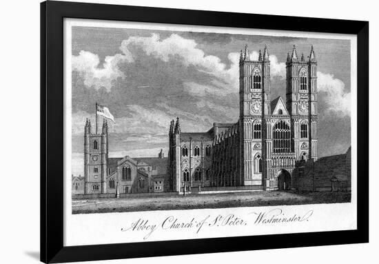 Abbey Church of St Peter, Westminster, London, 1805-null-Framed Giclee Print