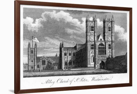 Abbey Church of St Peter, Westminster, London, 1805-null-Framed Giclee Print