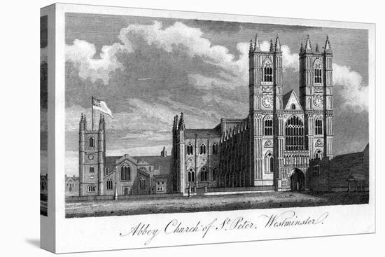 Abbey Church of St Peter, Westminster, London, 1805-null-Stretched Canvas