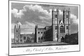 Abbey Church of St Peter, Westminster, London, 1805-null-Mounted Giclee Print