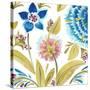 Abbey Floral Tiles VIII-June Erica Vess-Stretched Canvas
