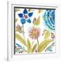 Abbey Floral Tiles VIII-June Erica Vess-Framed Art Print