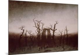 Abbey in the Oakwood, 1810-Caspar David Friedrich-Mounted Premium Giclee Print