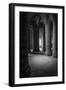 Abbey interior, Mont Saint-Michel monastery, Normandy, France-Russ Bishop-Framed Photographic Print