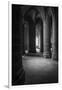 Abbey interior, Mont Saint-Michel monastery, Normandy, France-Russ Bishop-Framed Photographic Print