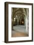 Abbey interior, Mont Saint-Michel monastery, Normandy, France-Russ Bishop-Framed Photographic Print