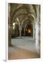 Abbey interior, Mont Saint-Michel monastery, Normandy, France-Russ Bishop-Framed Photographic Print