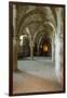 Abbey interior, Mont Saint-Michel monastery, Normandy, France-Russ Bishop-Framed Premium Photographic Print