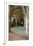 Abbey interior, Mont Saint-Michel monastery, Normandy, France-Russ Bishop-Framed Photographic Print