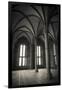 Abbey interior, Mont Saint-Michel monastery, Normandy, France-Russ Bishop-Framed Photographic Print