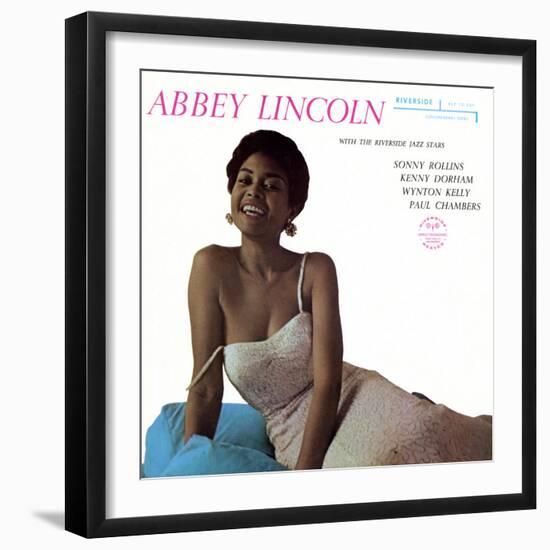 Abbey Lincoln - With the Riverside Jazz Stars-null-Framed Art Print
