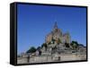 Abbey of Mont Saint-Michel, Normandy, France, Europe-null-Framed Stretched Canvas