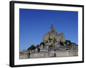 Abbey of Mont Saint-Michel, Normandy, France, Europe-null-Framed Photographic Print